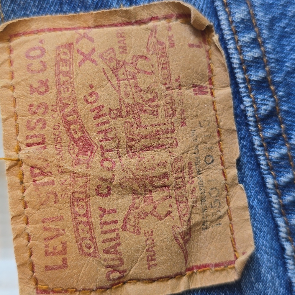 Levis 501 Button Fly Jeans USA Vtg 1985 - Picture 2 of 12